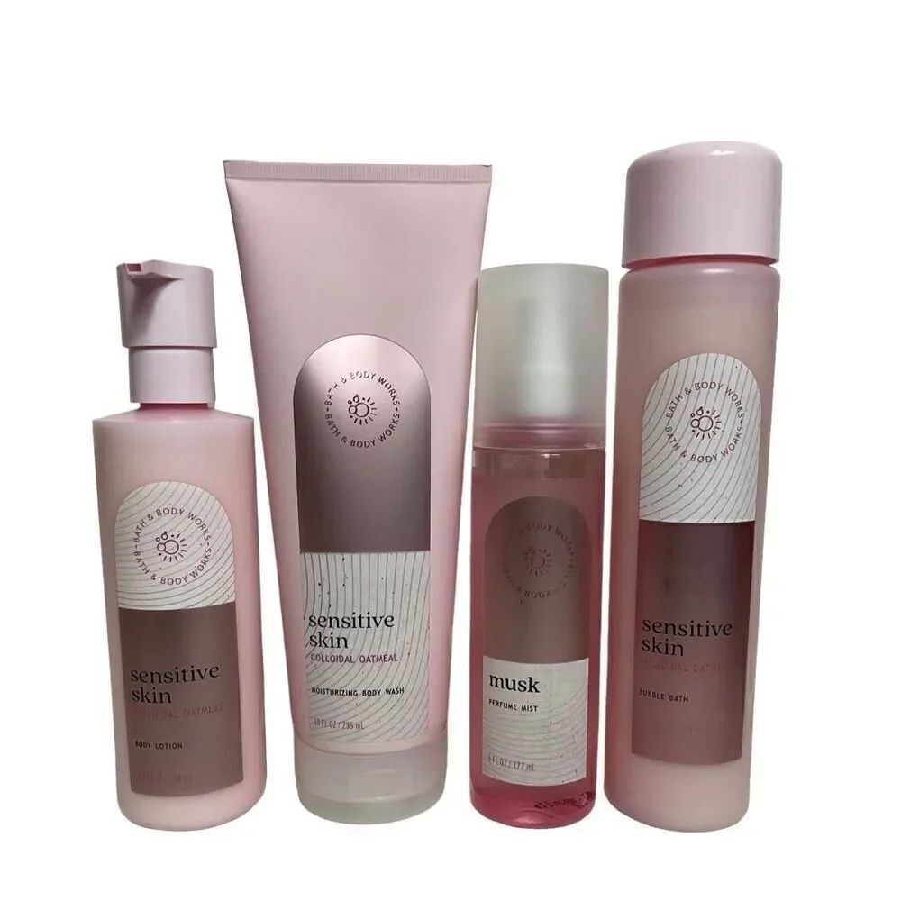 Bath and Body WorksโSENSITIVE SKIN COLLOIDAL OATMEAL 4 PieceโSet